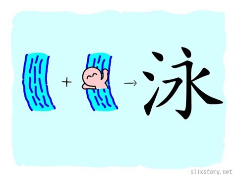 泳字筆順|泳的筆順 國字「泳」筆畫